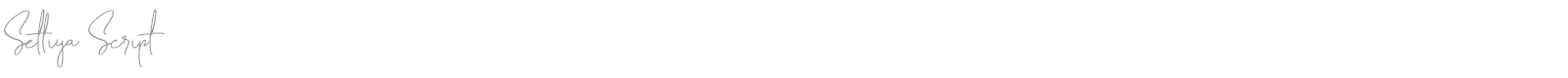 Settiya Script font preview